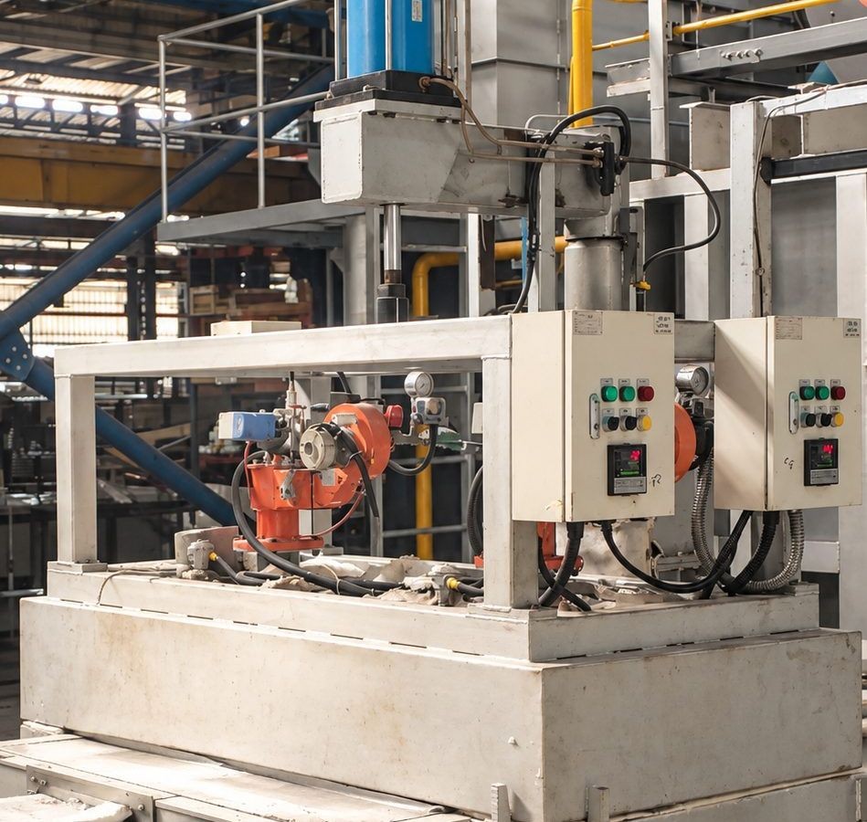 Ceramic foam filtration