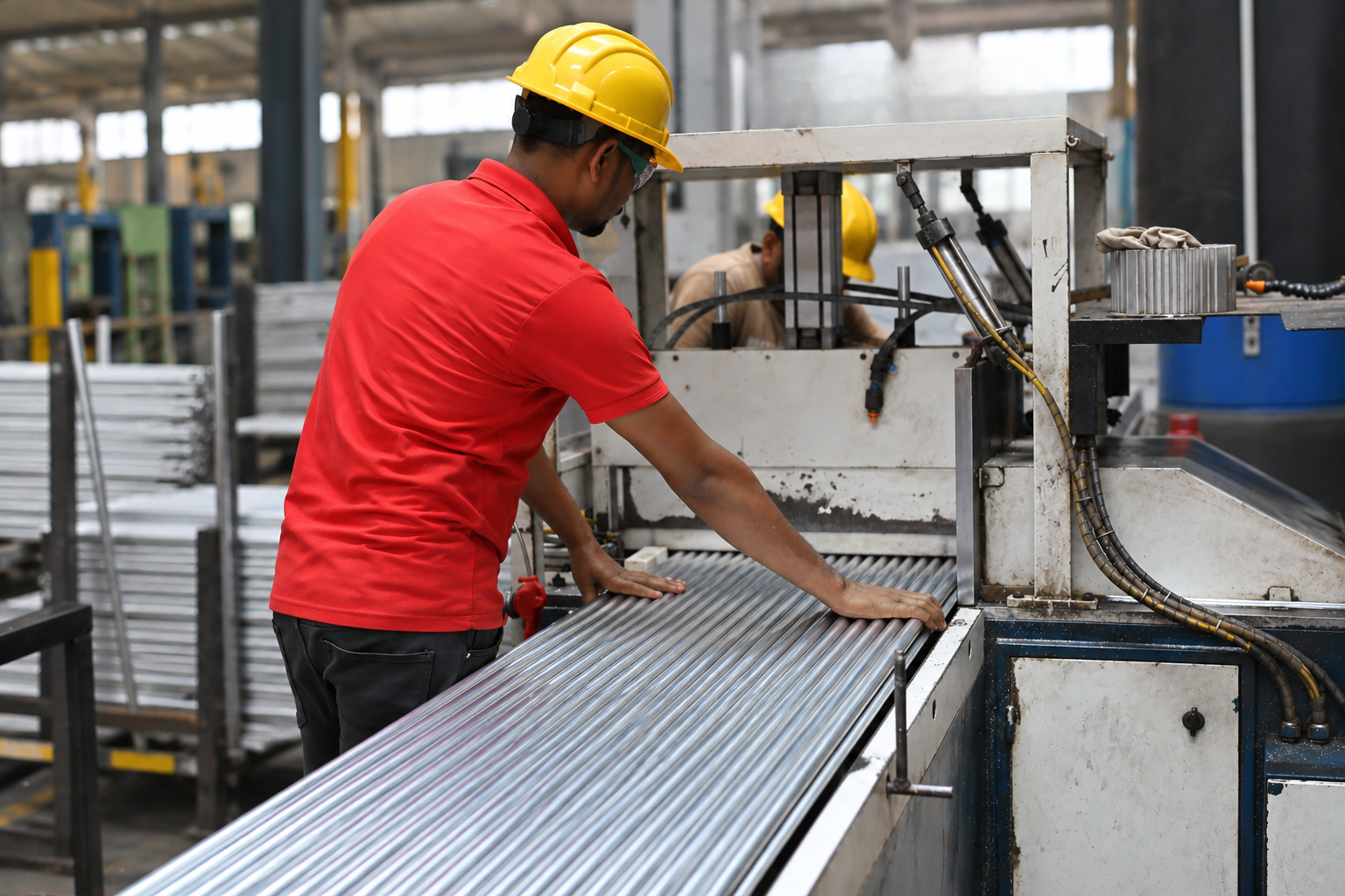 Banco Aluminium cutting operation