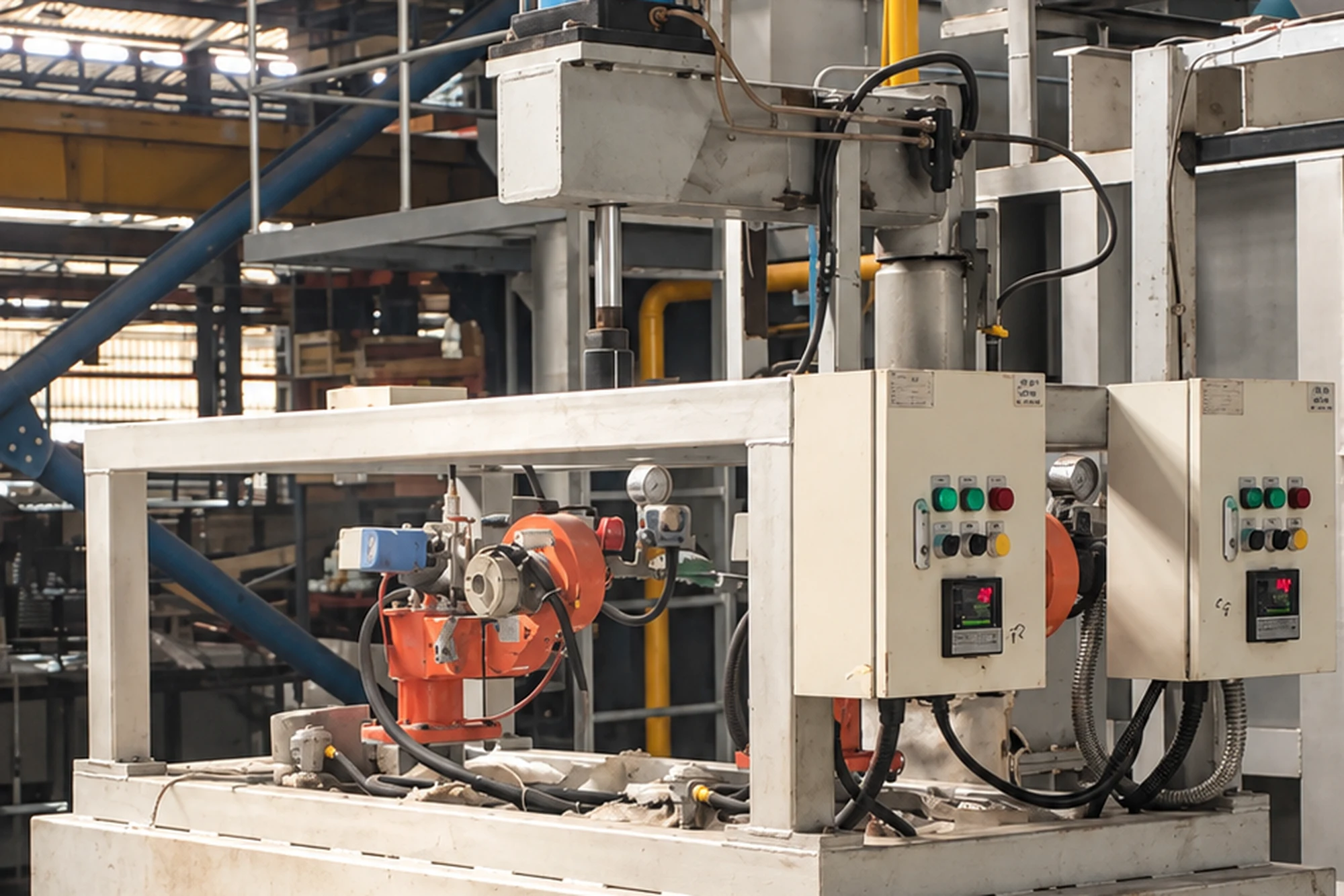 Ceramic foam filtration