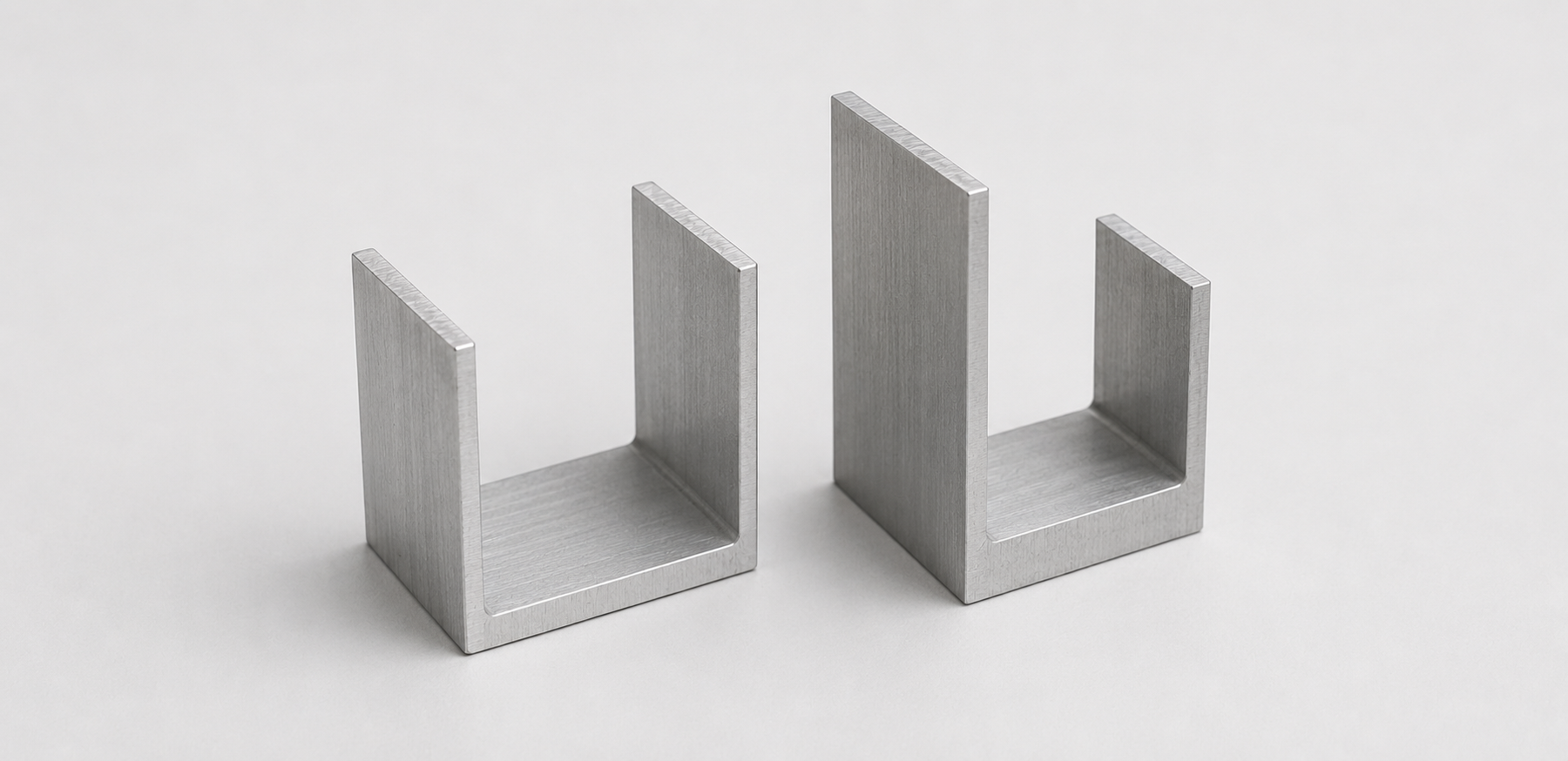 Cut lengths of Banco aluminium channel section
